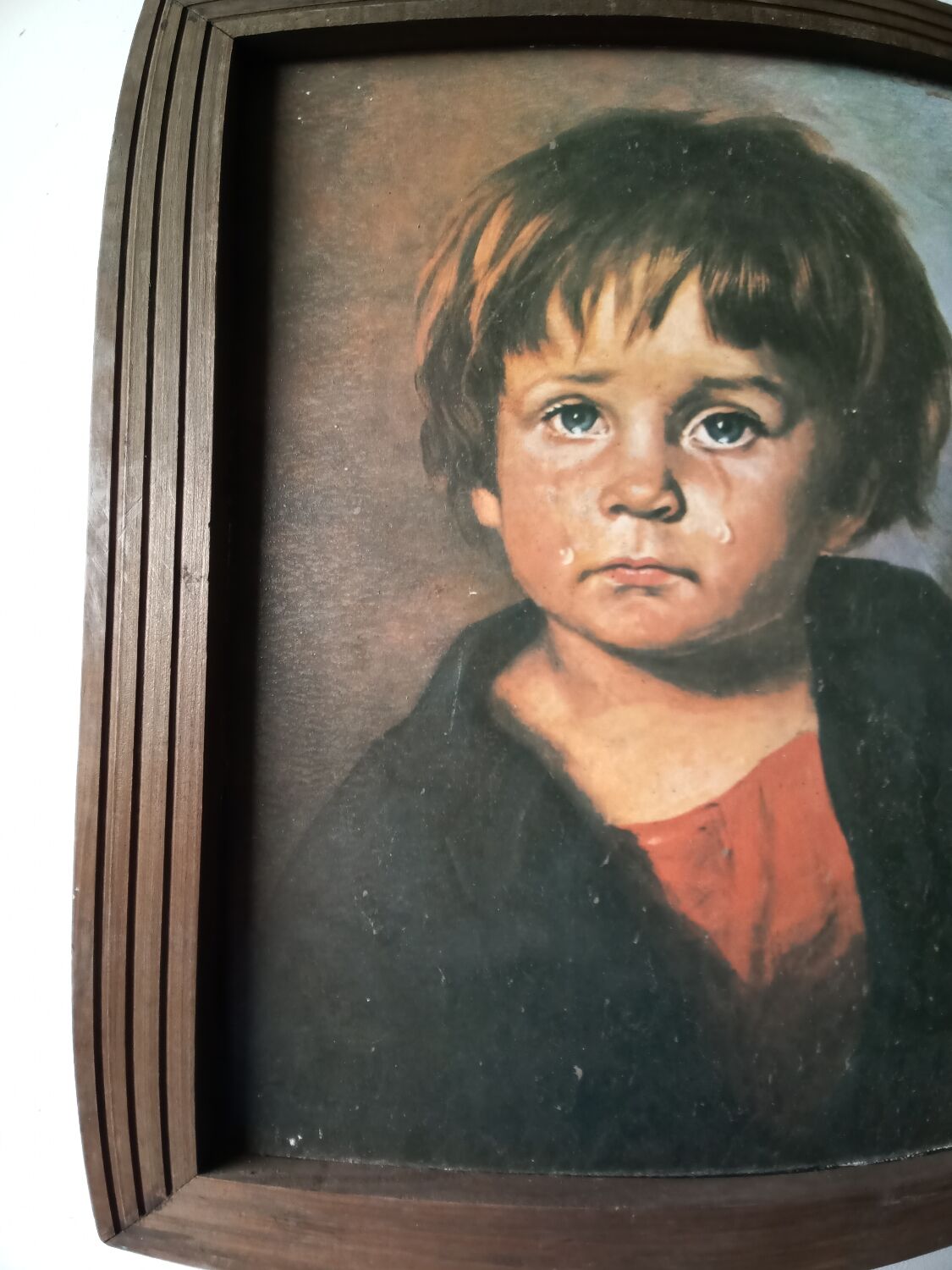 Tableau l'enfant qui pleure Giovanni Bragolin