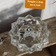 Bougeoir en verre vintage