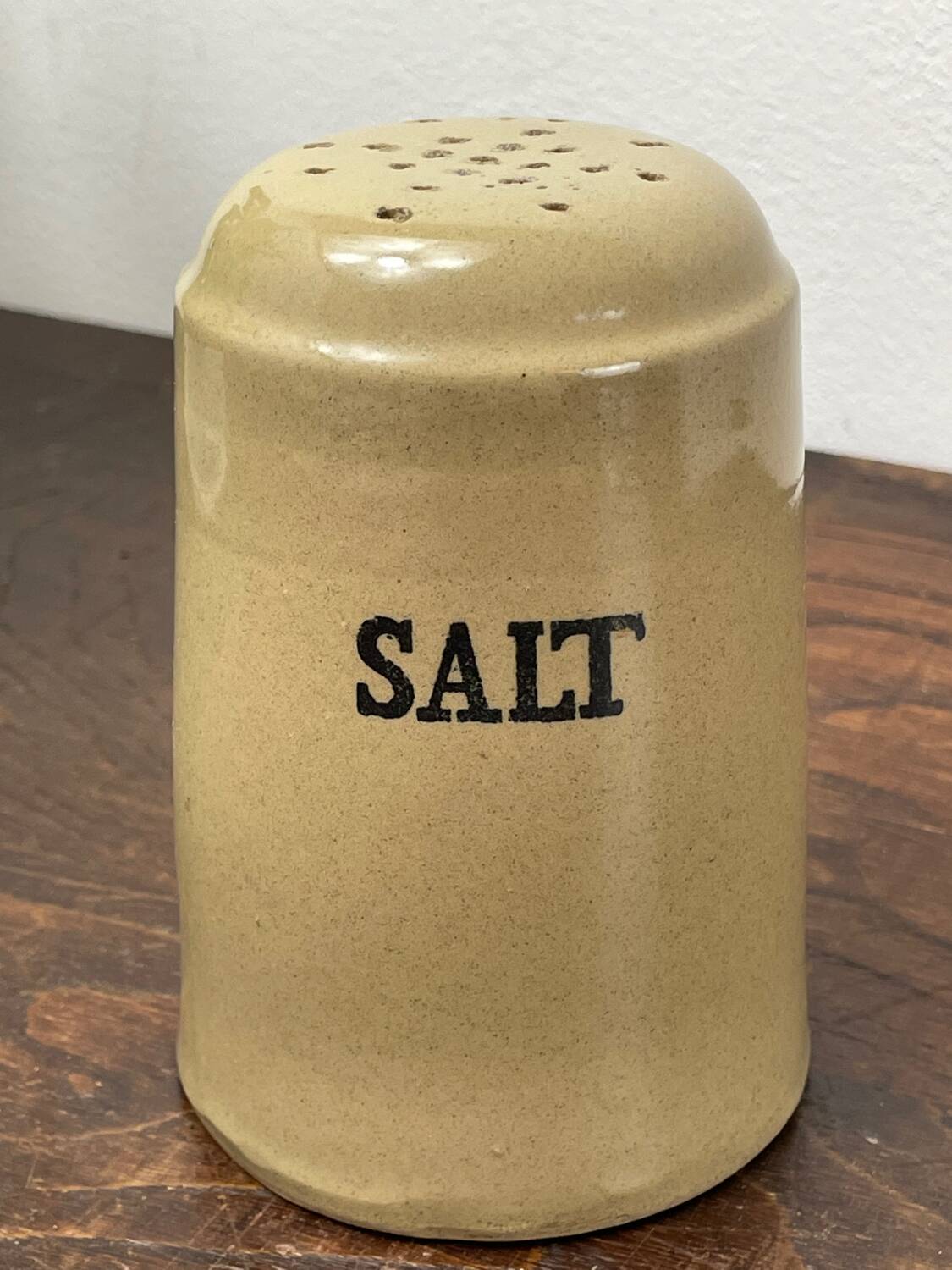 Vintage English stoneware salt cellar