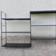 Etagère string, modulable en métal laqué noir années 50/60