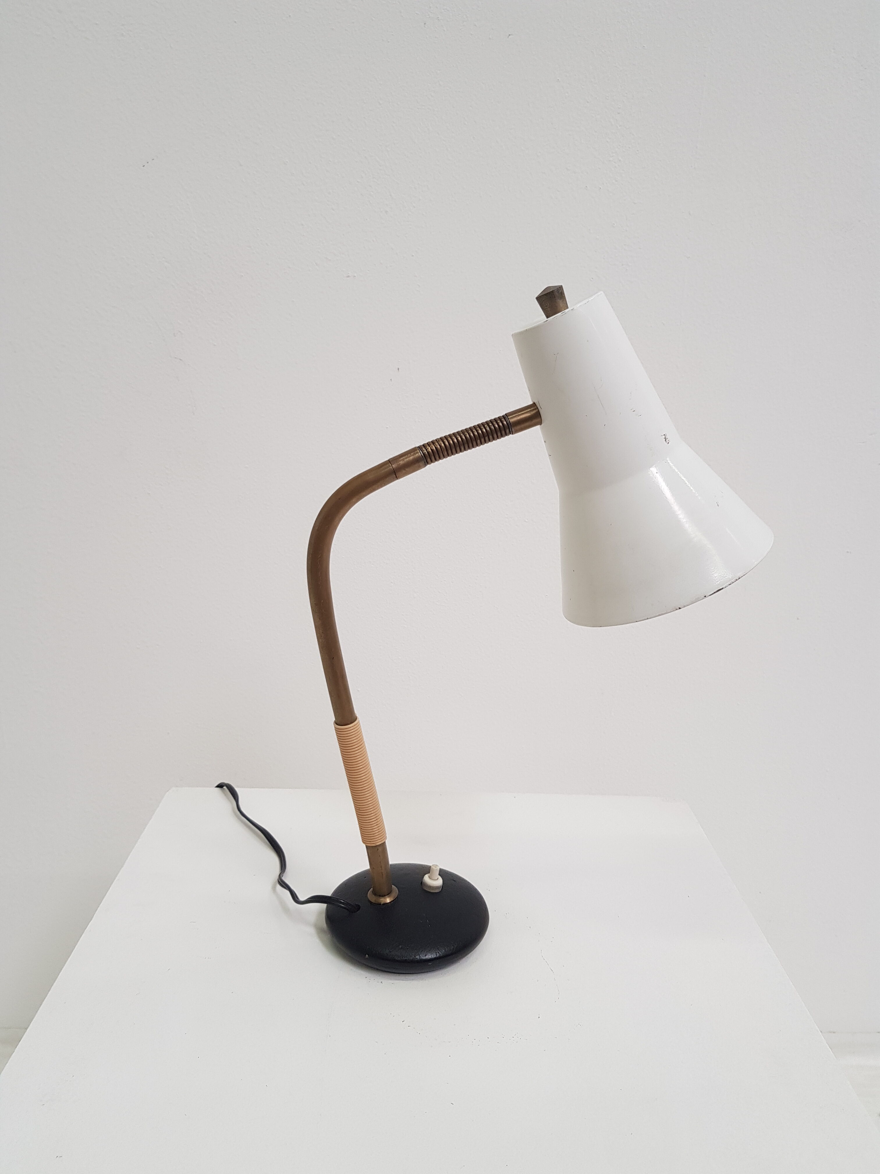 Vintage brass desk lamp