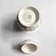 Ceramic sugar bowl Gien daisies antique