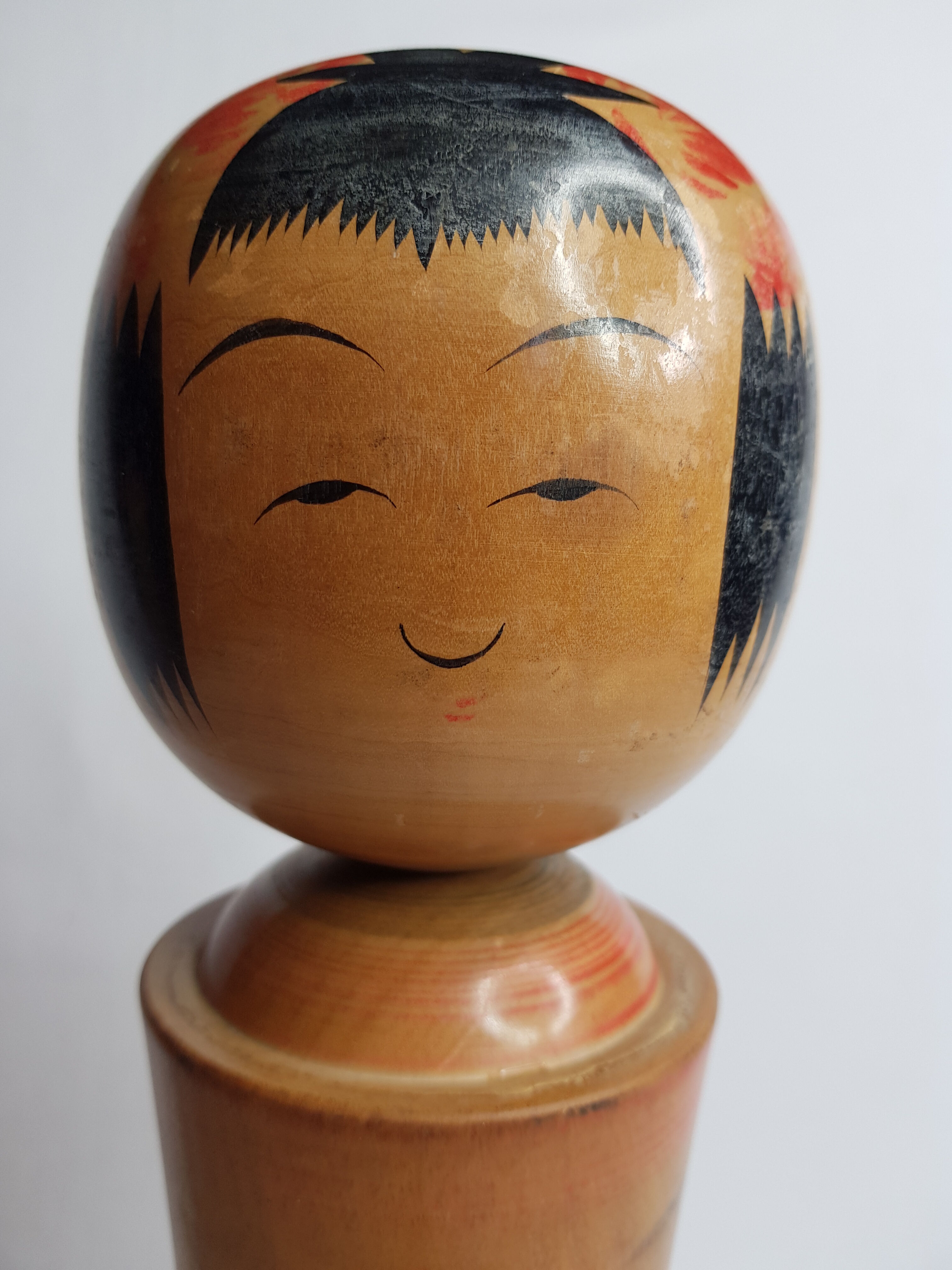 Vintage Kokeshi doll, 34 cm