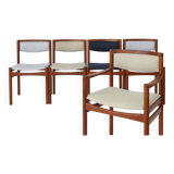 5 Dining Chairs 1960s by SAX, Denmark Teak