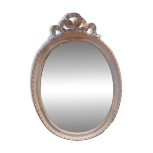 Mirroir oval  style Louis