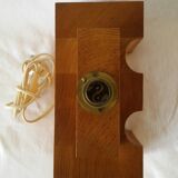 Regain lamp foot in elm, 70s