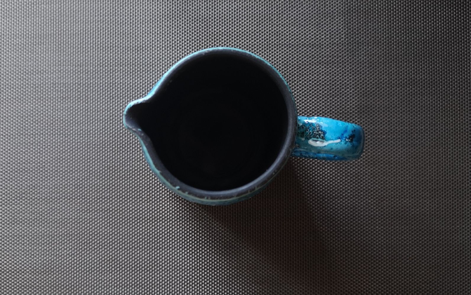 Enamelled ceramic pitcher - 1950s/1960s