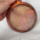 Hand candle holder in smoked sandstone - 70s