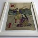 The Fisherman & Tea Ceremony. Duo of Japanese prints on rice paper.