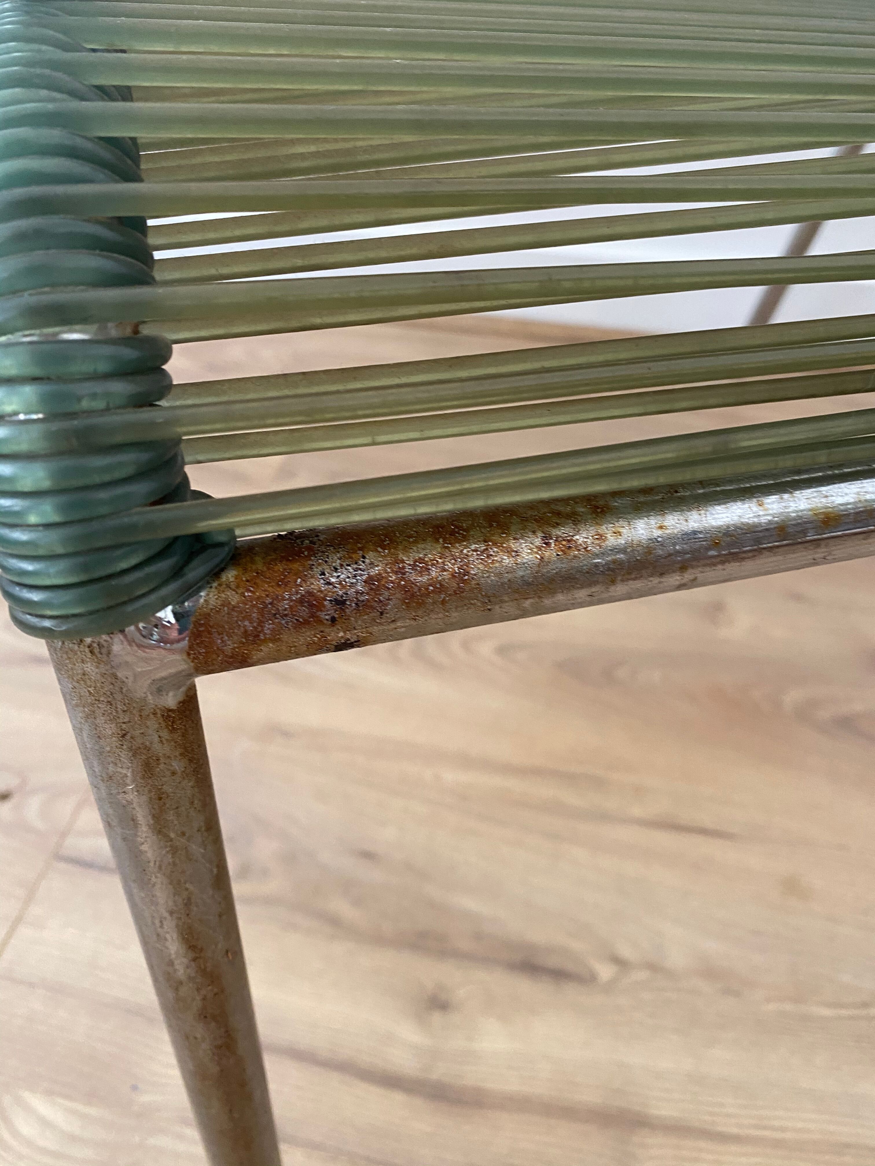 Vintage scoubidou armchair