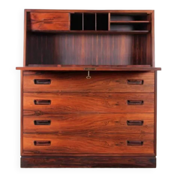 Secretaire scandinave en palissandre de Rio