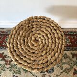 Wooden and mulch tripod stool