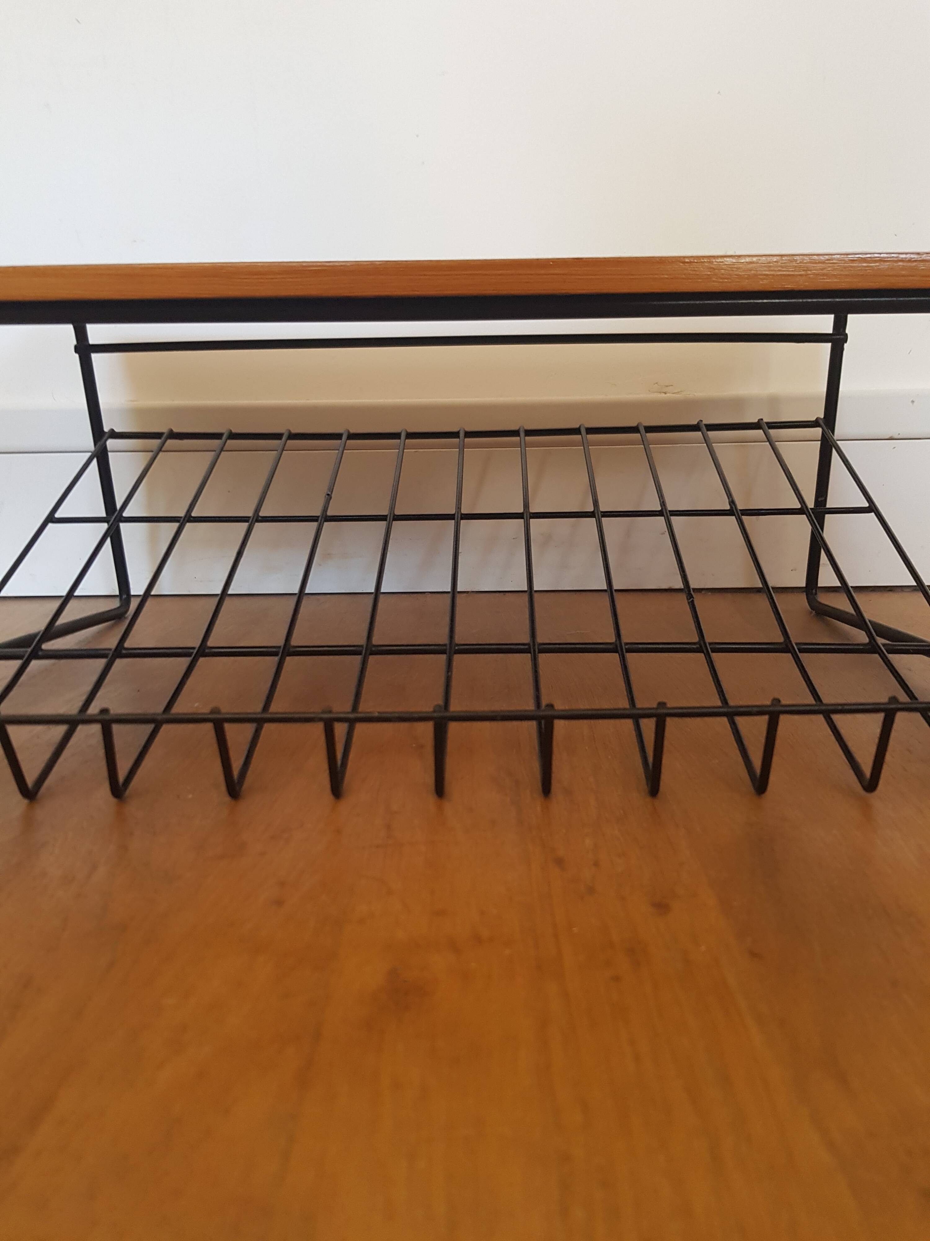 Scandinavian wall-mounted bedside table