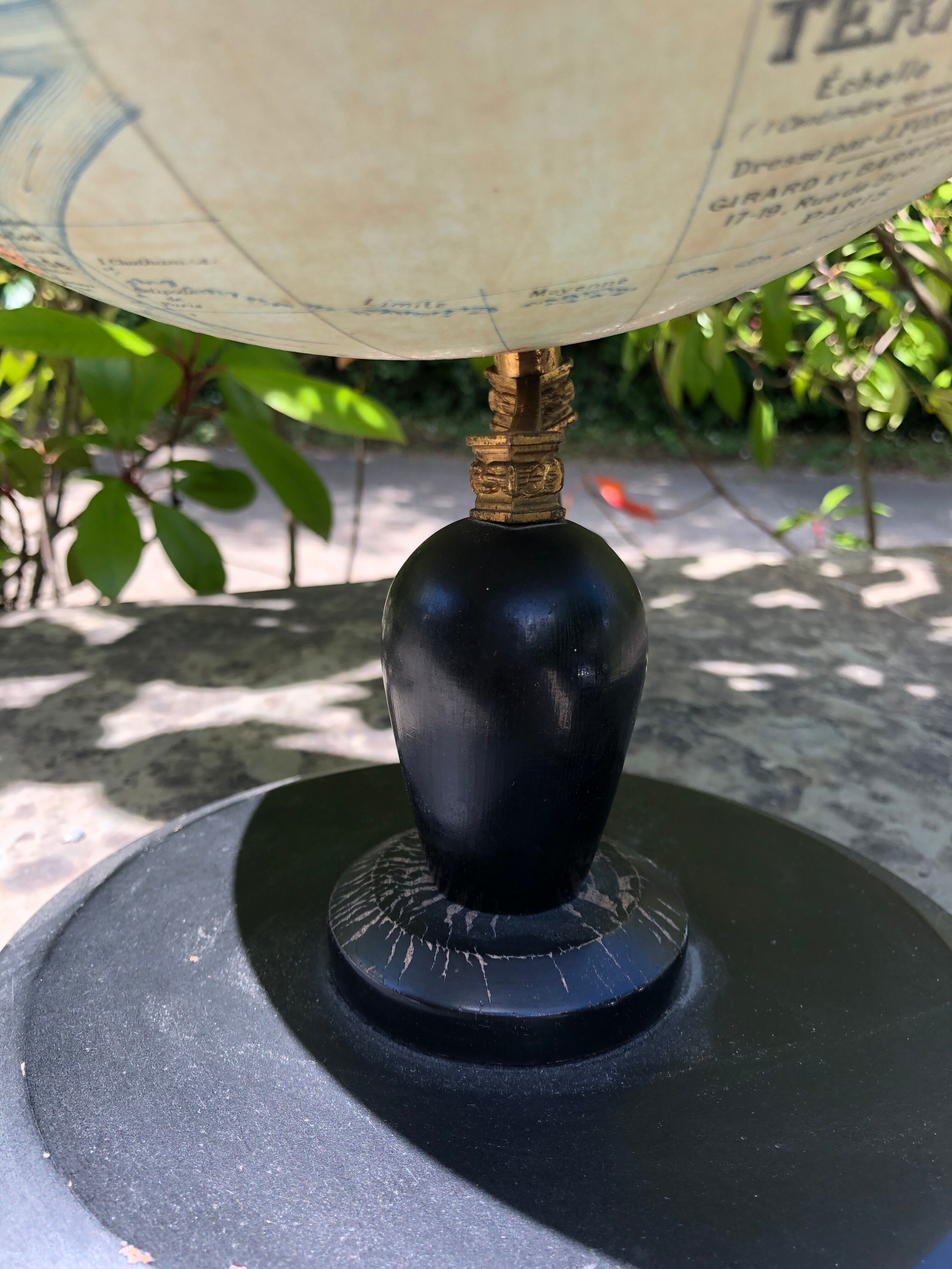 World map world globe nineteenth