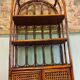 Vintage rattan shelf
