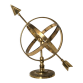 Sphère armillaire en laiton 1970