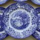 6 Broad Hurst Staffordshire English porcelain dinner plates