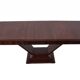 Original walnut extendable table, designed by Louis Majorelle, with 6 Art Deco chairs.