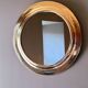 Round metal mirror, 39x39cm, 1970