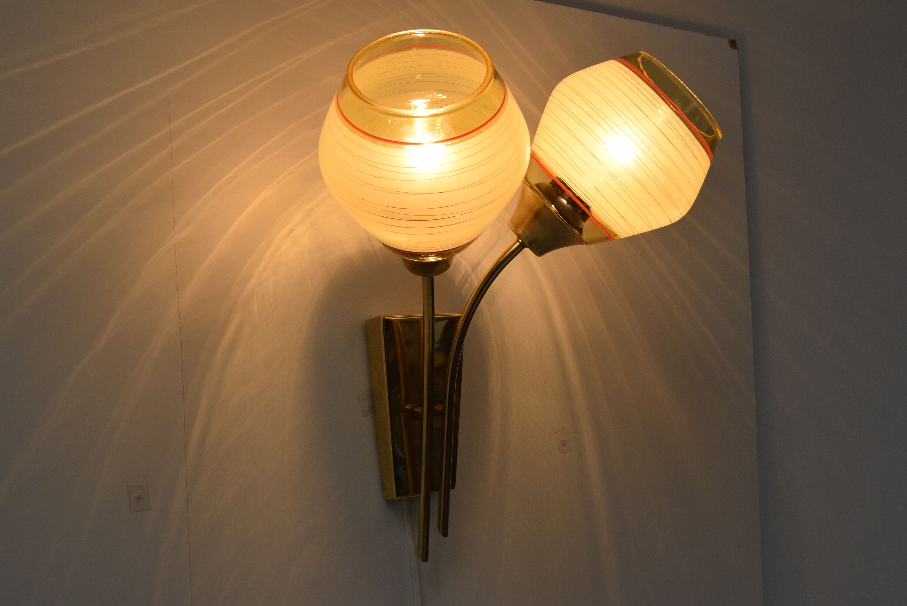 Mid-century Wall Lamp/Kamenicky Senov,1960's.