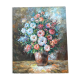 Canvas bouquet of flowers