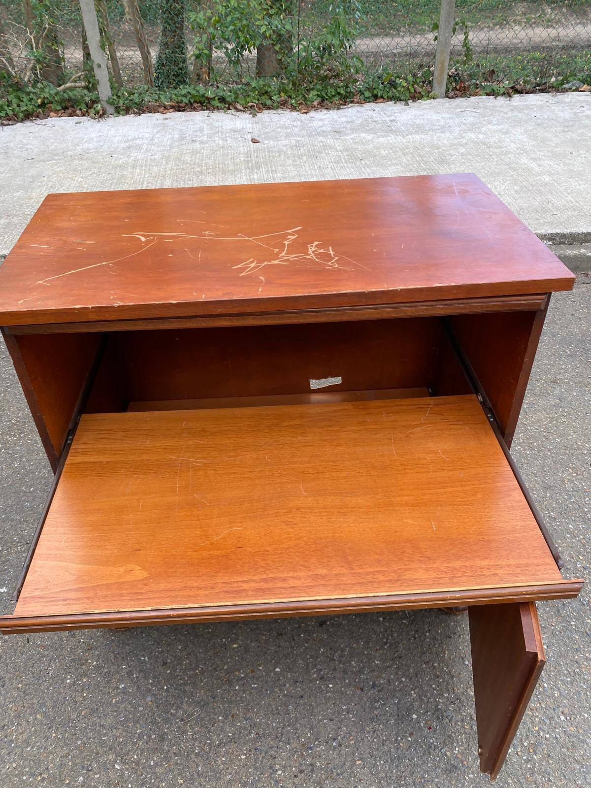 Wooden buffet, wooden TV unit in Louis XIV style.
