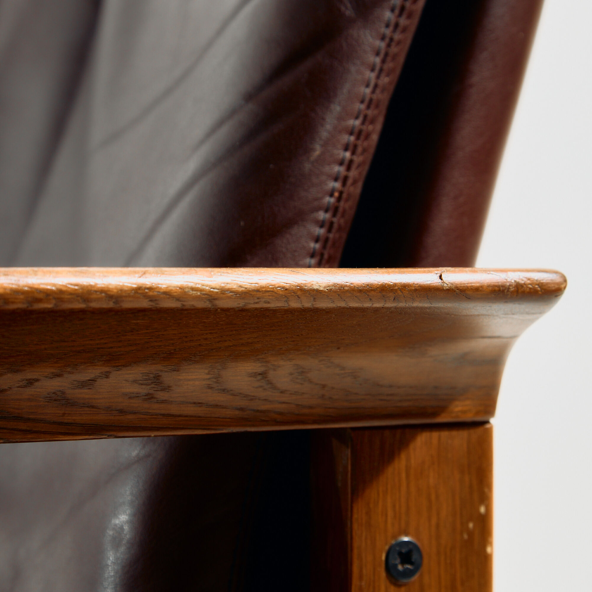 Oak armchair by Laszlo Mazák for Wiesner-Hager