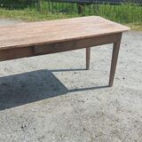 Large table 181 cm of cherry and oak farm