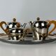 Alessi coffee and tea set silver-plated
