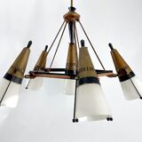 Mid-Century Modern sputnik chandelier, Italy 1950s