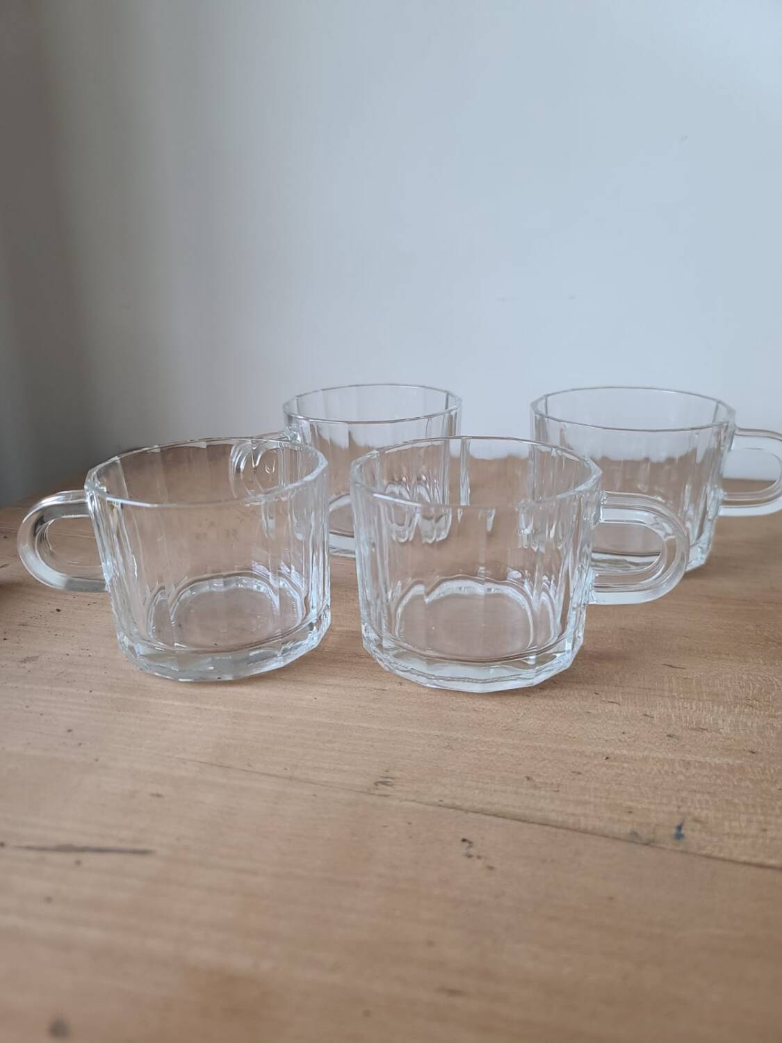 Glass coffee cup