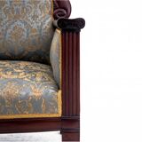 A pair of armchairs, Northern Europe, circa 1870.