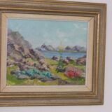 Original Swedish Oil on Panel – “Lakeside” by Gunnar Nilsson