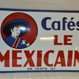 enamelled plate coffee the mexican