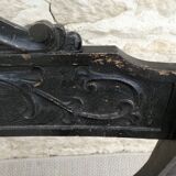 Dagobert chair in blackened wood