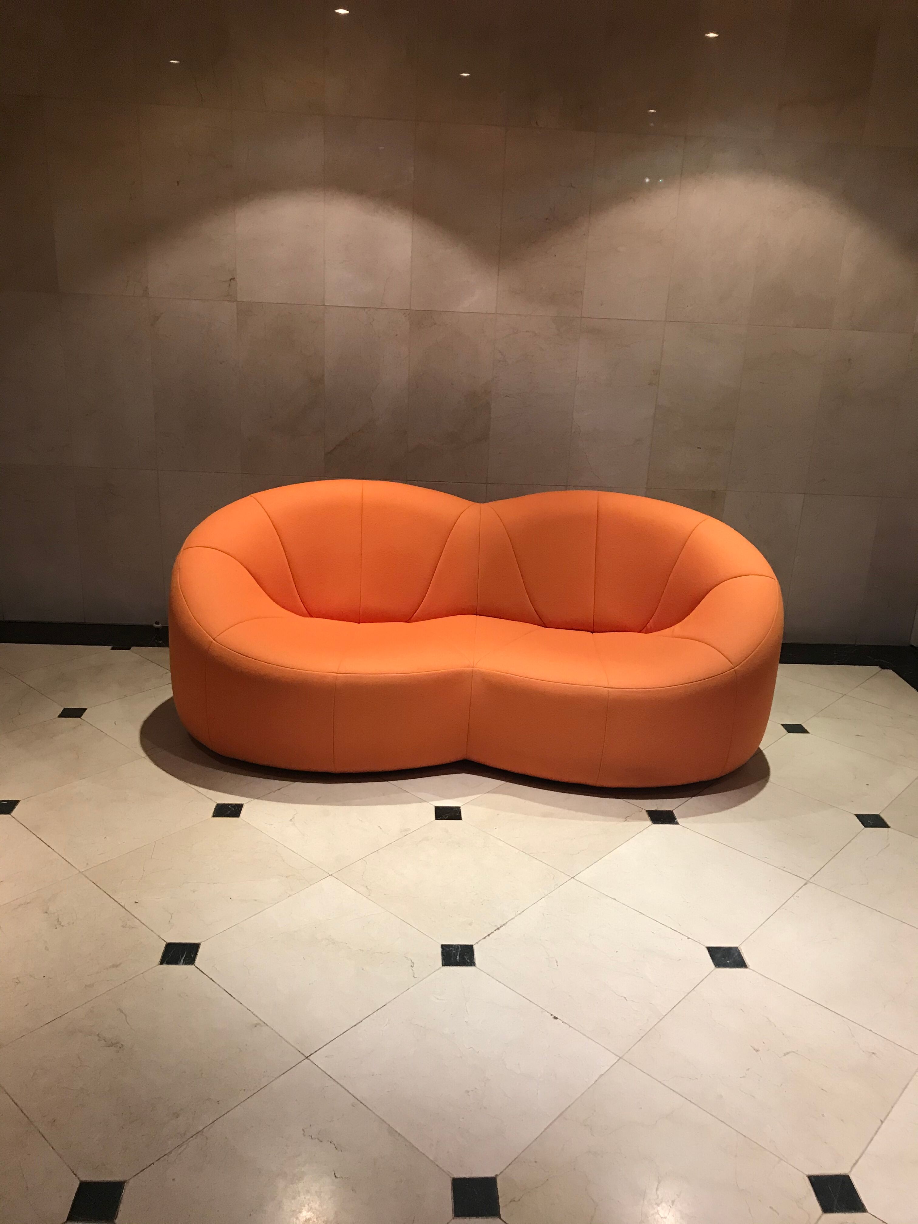 Pumpkin sofa by Pierre Paulin, Ligne Roset edition