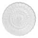 Decorative glass tray with round feet
