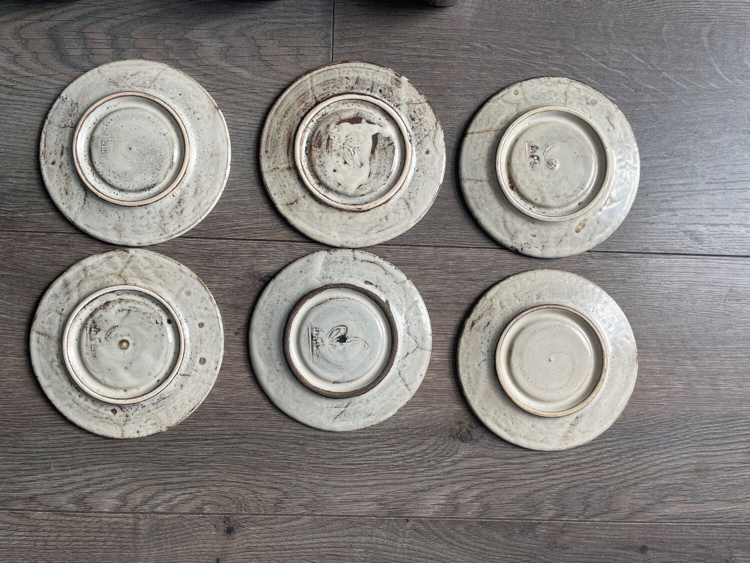 Service of 6 cups and saucers Gustave Reynaud – The Mulberry – Vallauri