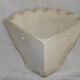 Paire d'appliques d'angle en stuc coquille saint -jacques vintage annees 1960 -1970 parfait etat