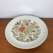 Très grand plat terre de fer Staffordshire, Burleigh, Angleterre