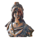 Buste femme bronze Emmanuel Villanis