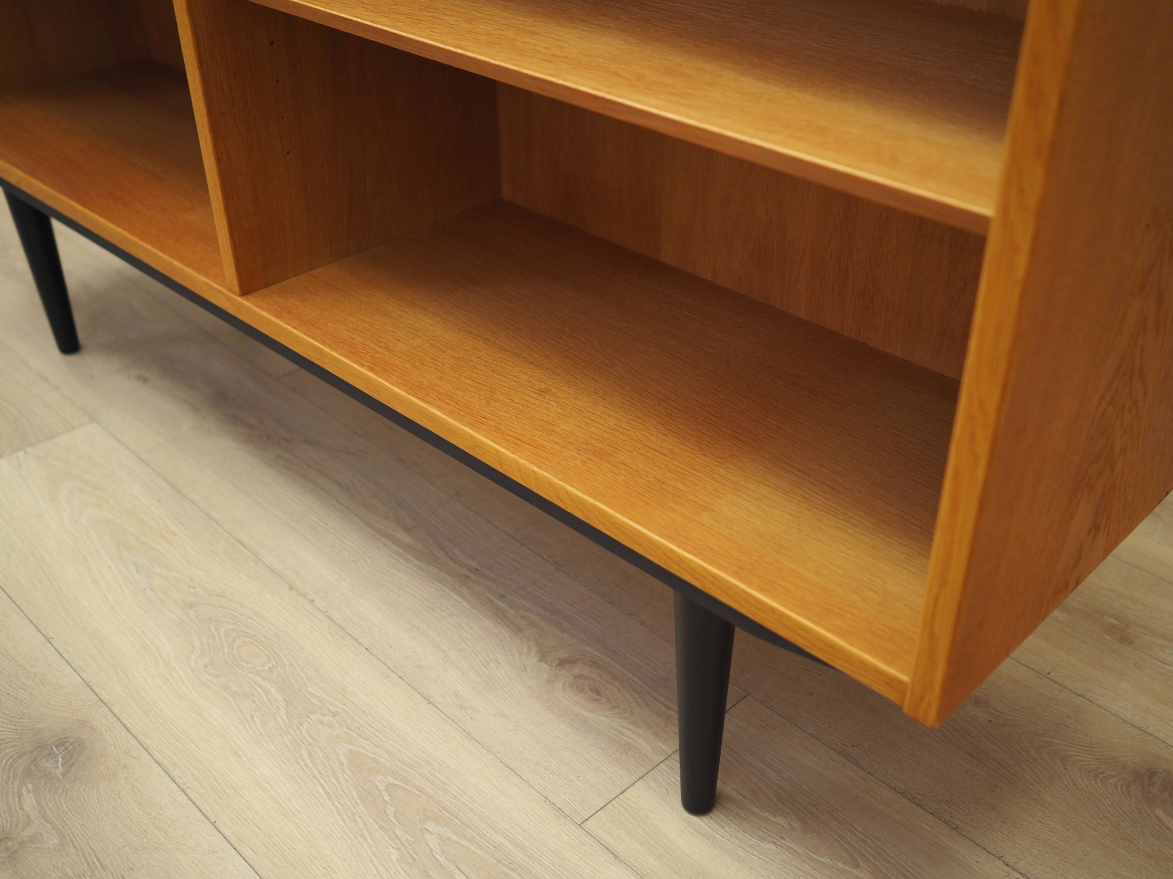 Ash bookcase, Danish design, 1970s, production: Hundevad