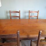 solid oak monastery table