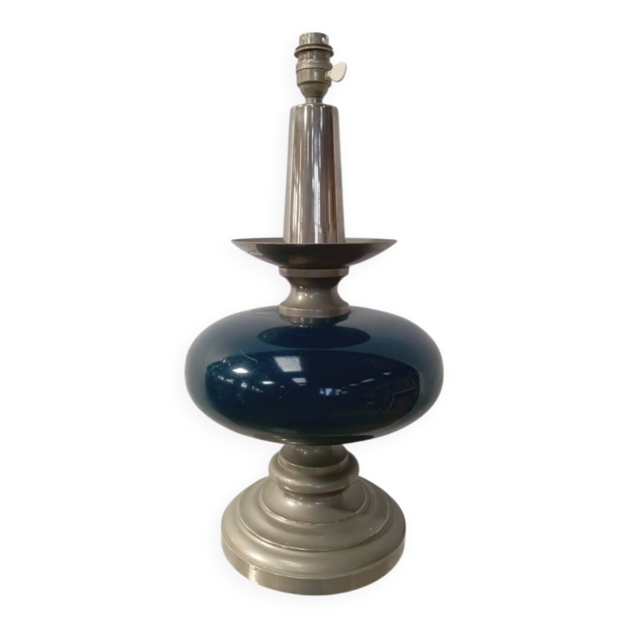 Philippe Barbier metal lamp from the 70s