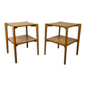Pair of 1950s modernist side tables.