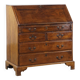 Large antique English oak secretaire from the 18th century