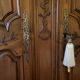 Wedding wardrobe, Provençal in solid walnut