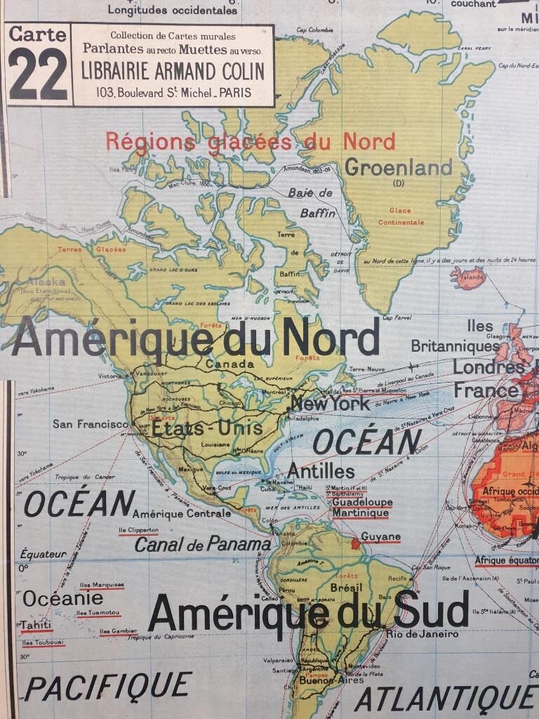 School Map - Planisphere -