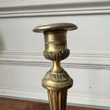 Pair of bronze candlesticks