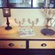 Pair of antique chandeliers in solid brass